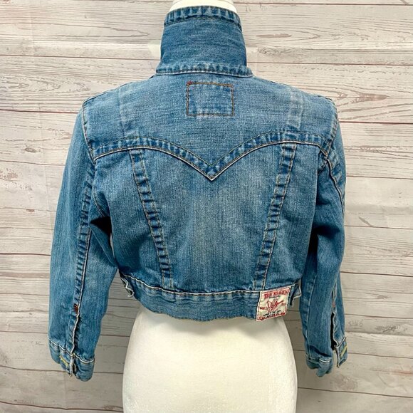 True Religion Jimmy Cropped Jean Jacket - Picture 6 of 6